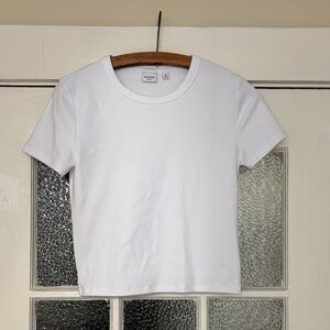 Sunday Best (Aritzia) Little Ribbed White Tee